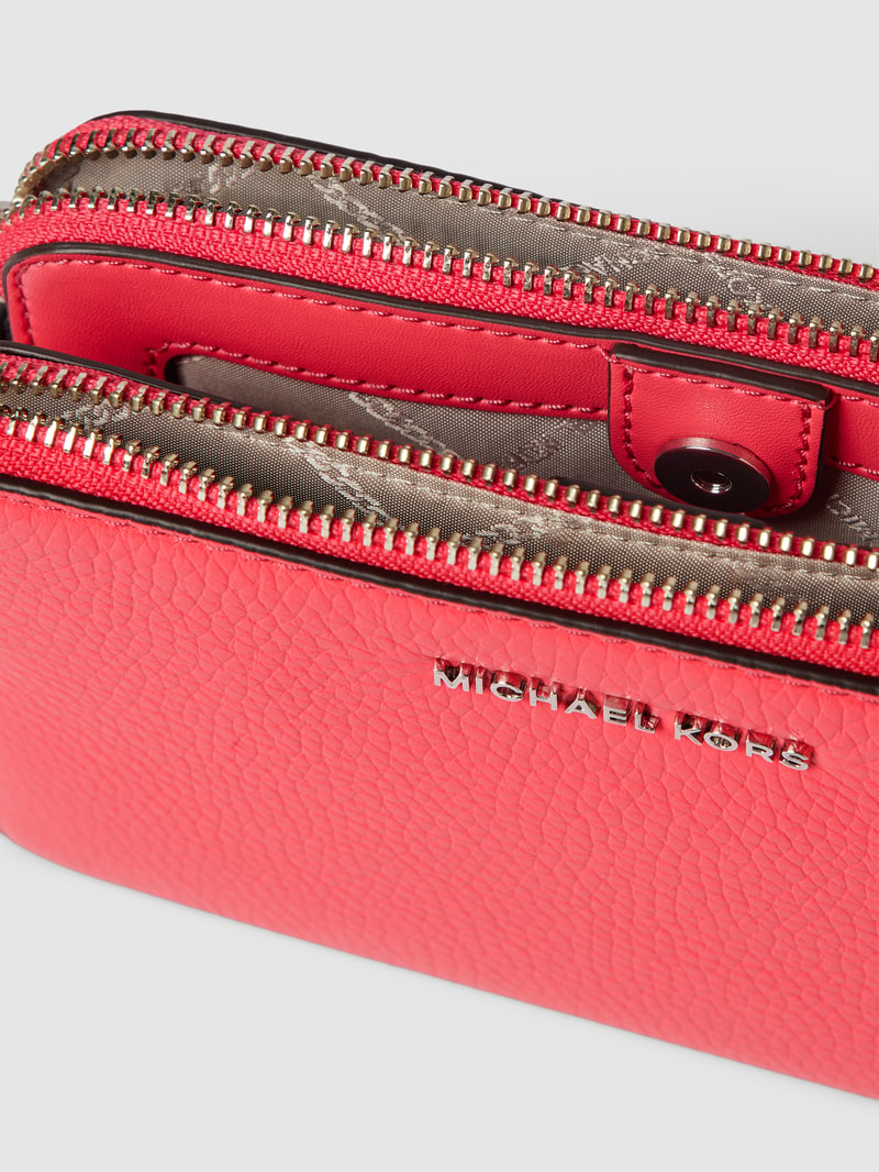 Crossbody Bag mit Label-Detail Modell 'JET SET' in pink