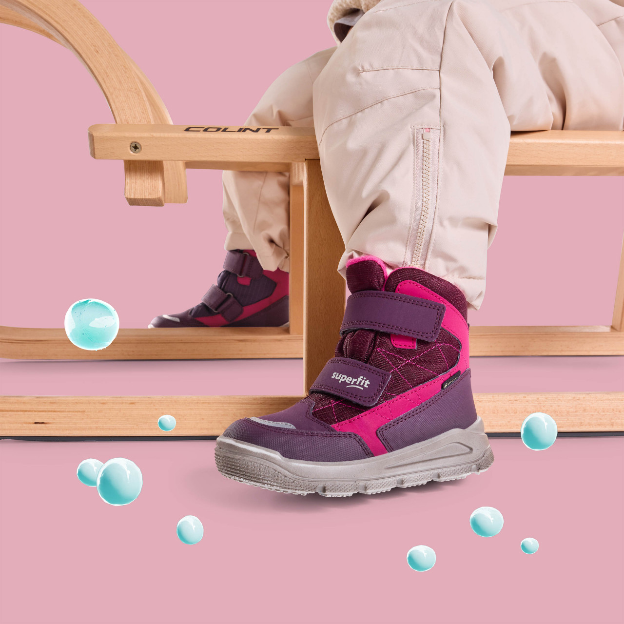 MARS - Rot/Pink Boots mit BOA® Drehverschluss