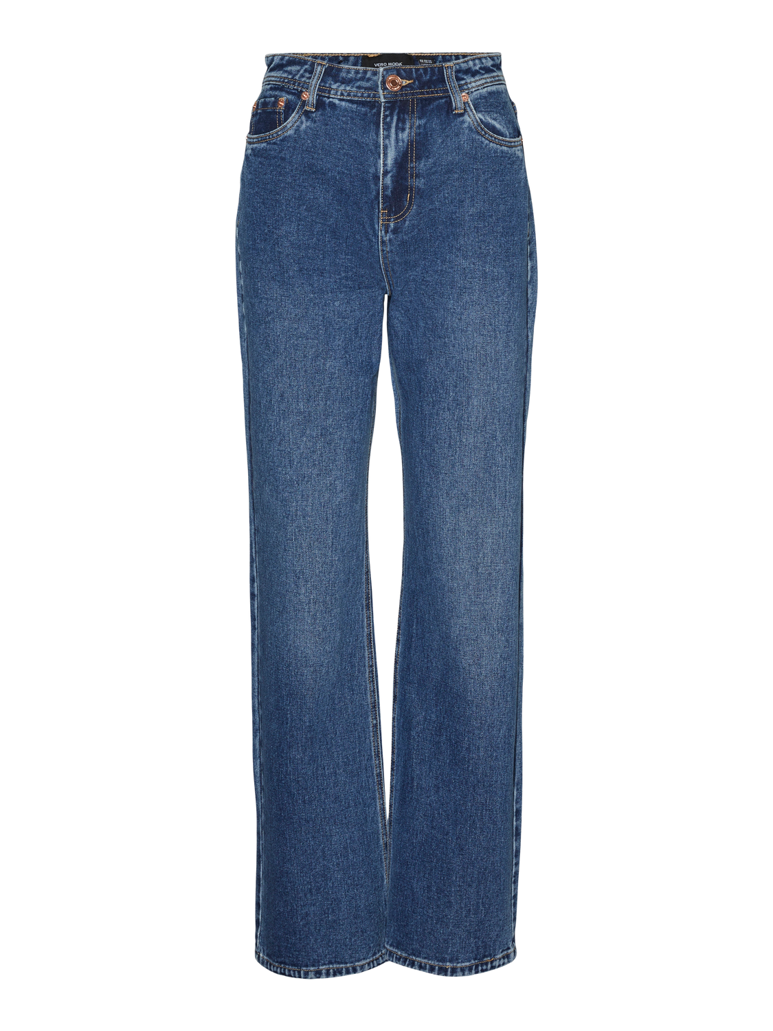 VMRACHEL Hohe Taille Weit geschnitten Jeans