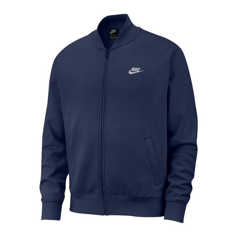 Nike Club Fleece Bomber Jacke Sweatjacke Herren