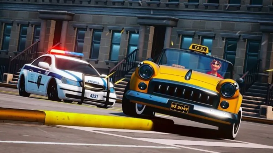 Taxi Chaos - Bundle inkl. Racing Wheel