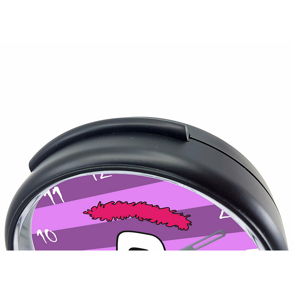 Kinder Funkwecker personalisiert mit Namen Monster Atom-/Funkuhr, 12-Stunden-Anzeigeformat, Schlummerfunktion, Nachtlicht, Geräuschlos/Ohne Ticken