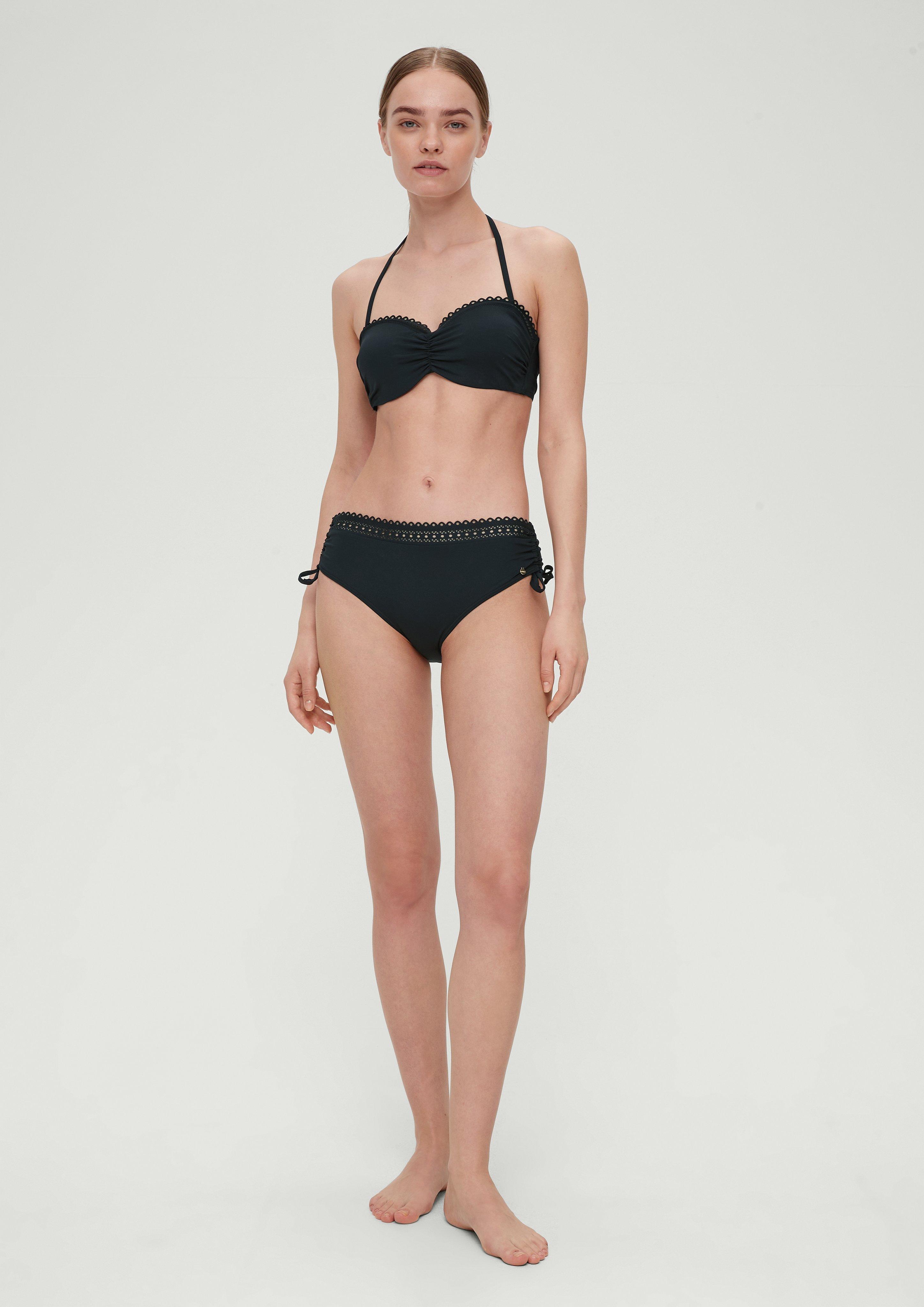 Bikinihose mit seitlicher Raffung  6008722-9999