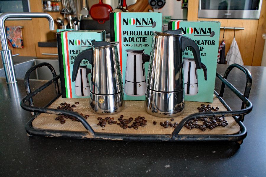 Nonna Induktion 2 Tassen Kaffeemaschine