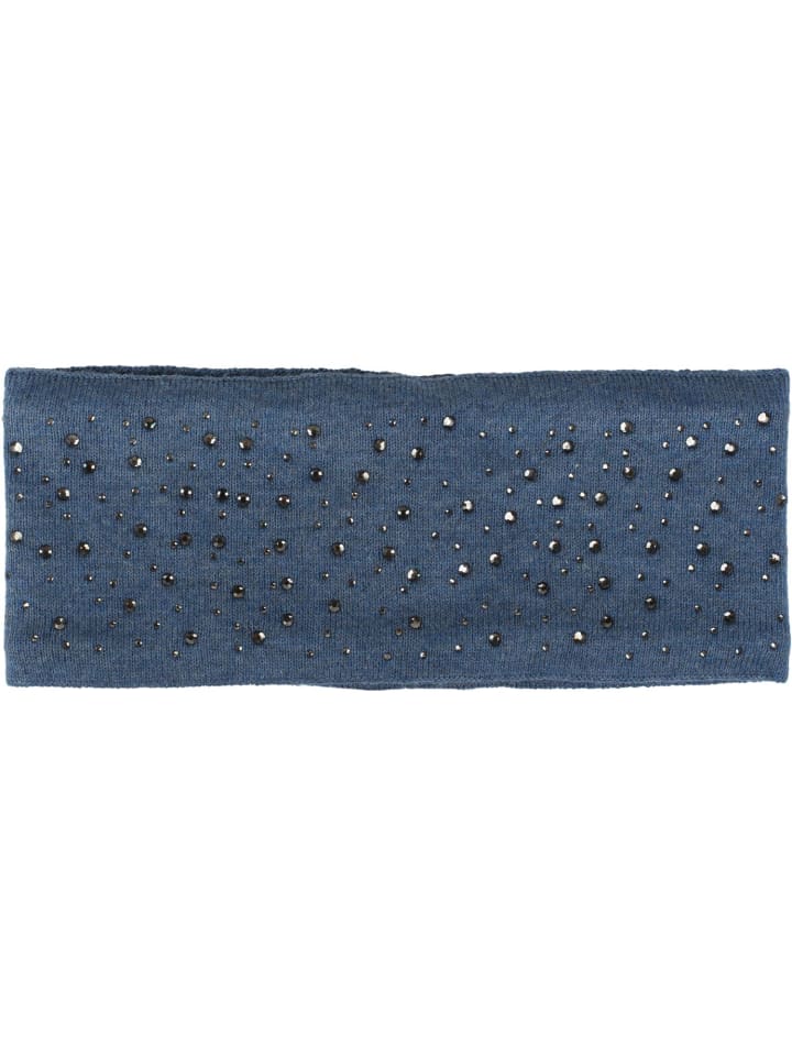 styleBREAKER Feinstrick Stirnband in Blau günstig kaufen onesize