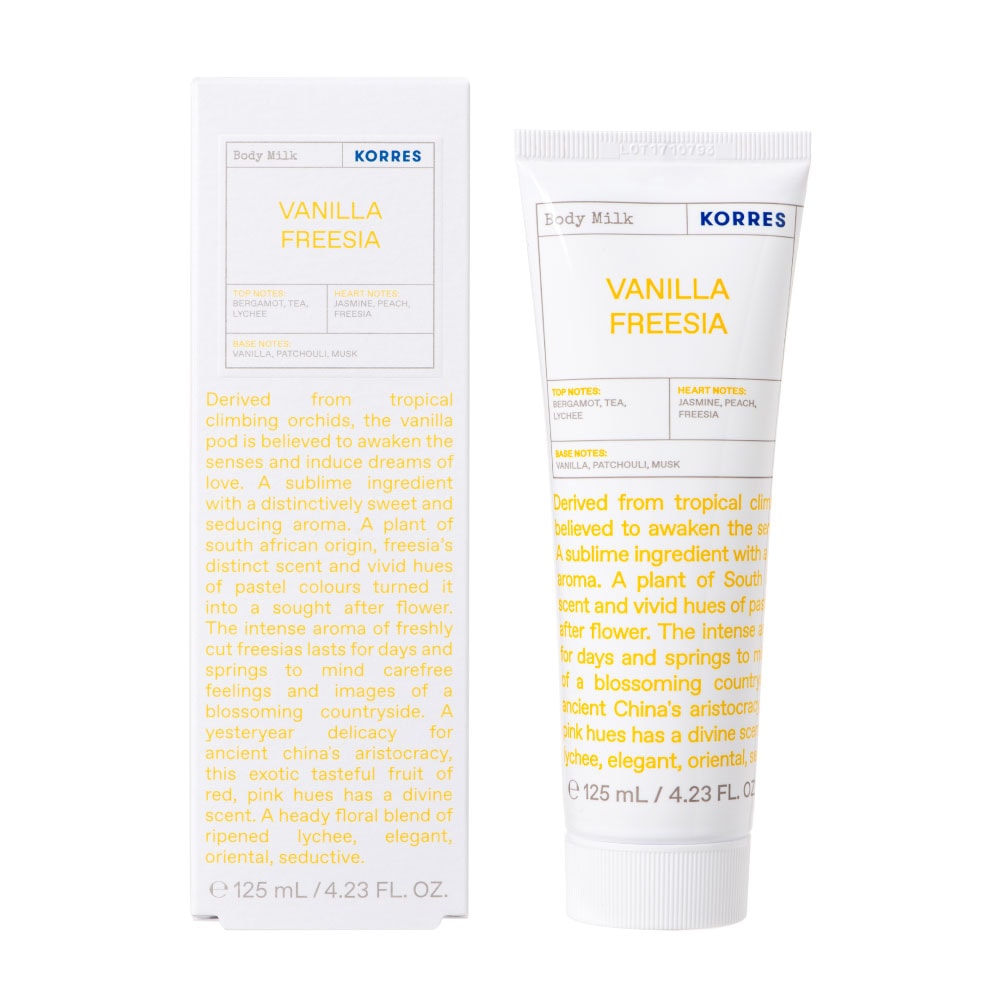 korres Lait corps Vanille Freesia 125ml LAIT CORPS