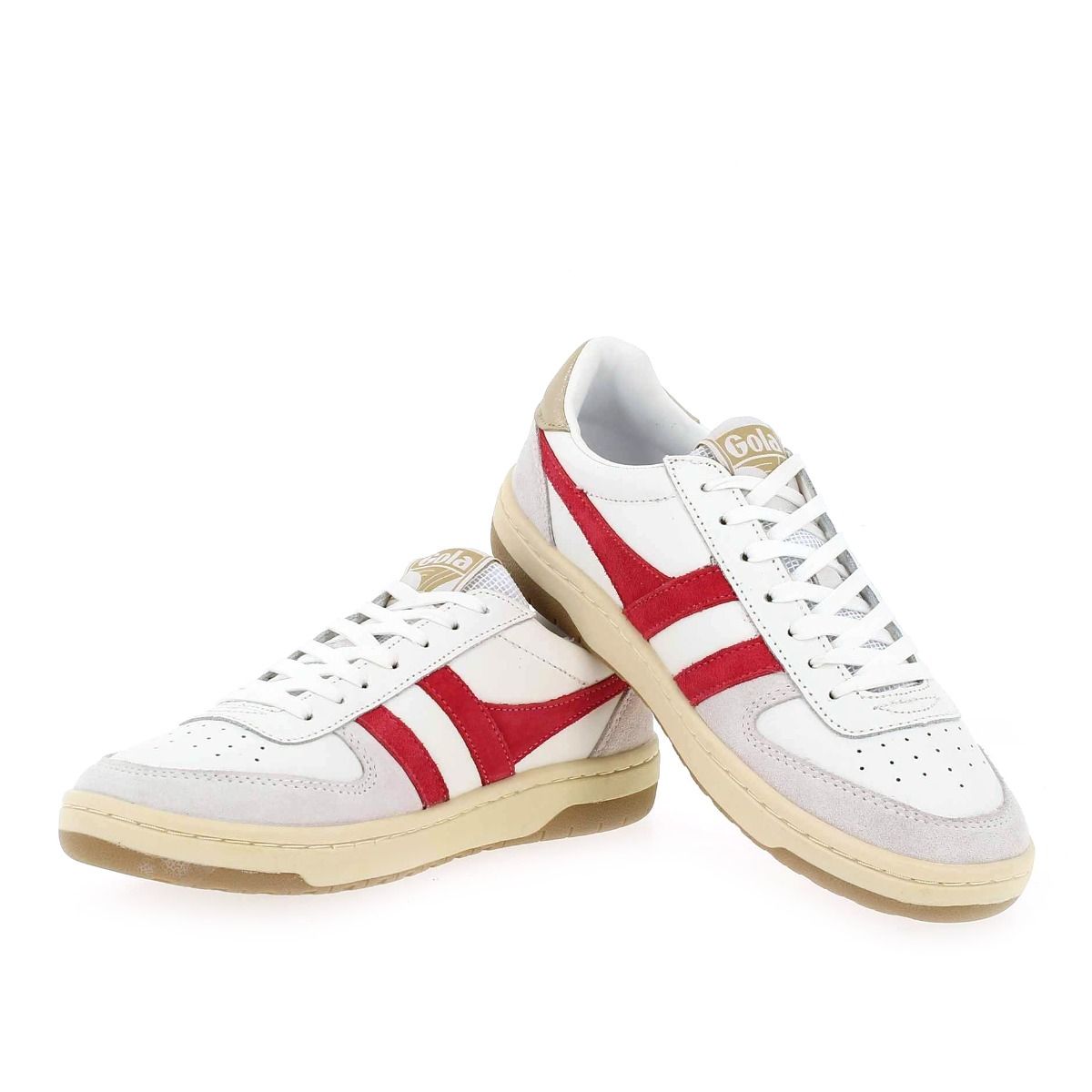 Gola  HAWK CLB336 - Blanc Rouge