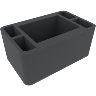 Feldherr 120 mm Half-Size Schaumstoffeinlage mit 5 Fächern