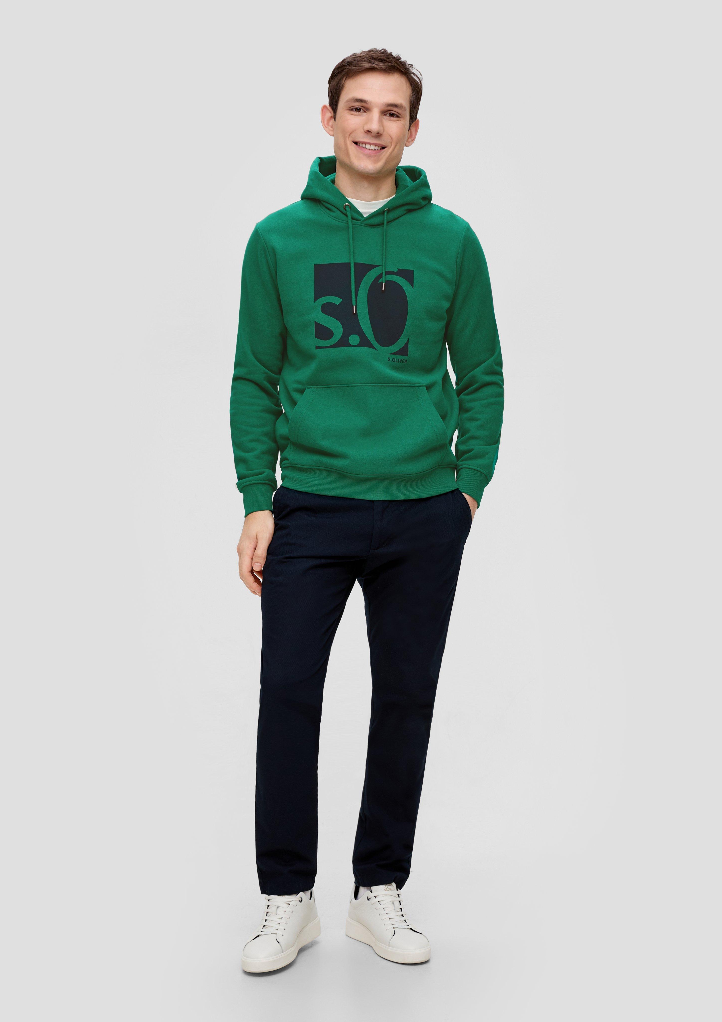 Kapuzensweater mit Labelprint  2141488-76D1