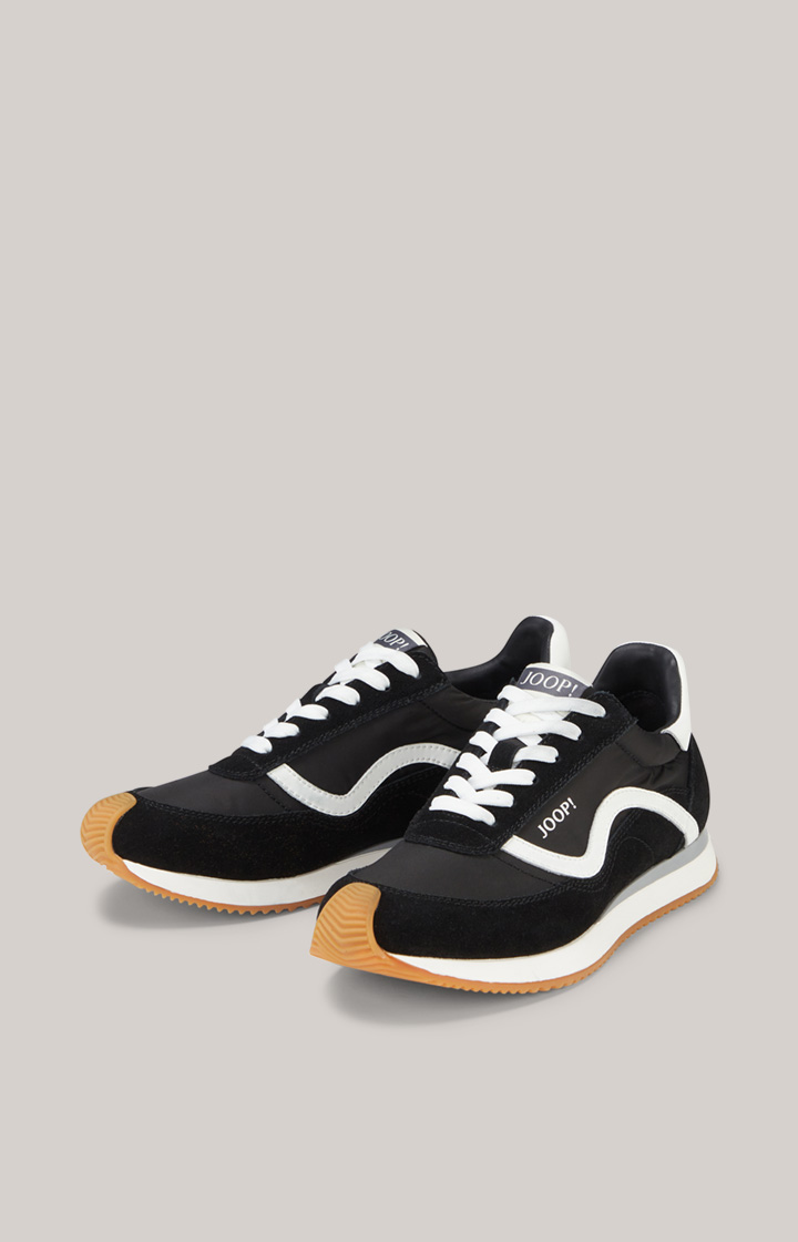 Low-Top Sneaker Misto Leone in Schwarz