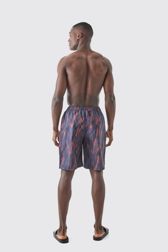 Board Blur Camo Swim Short