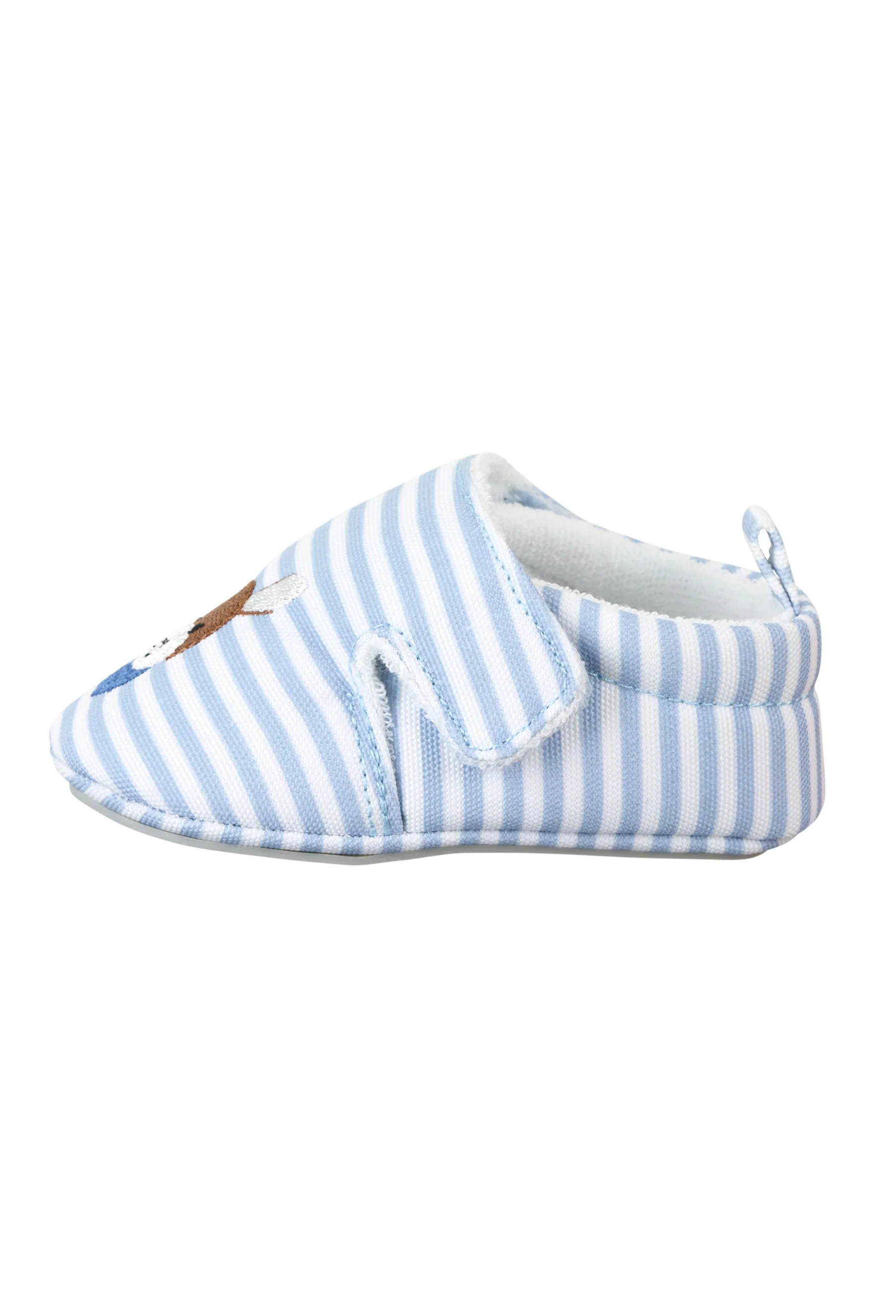 Baby Krabbelschuh aus Canvas, Motiv Esel Emmi Boy