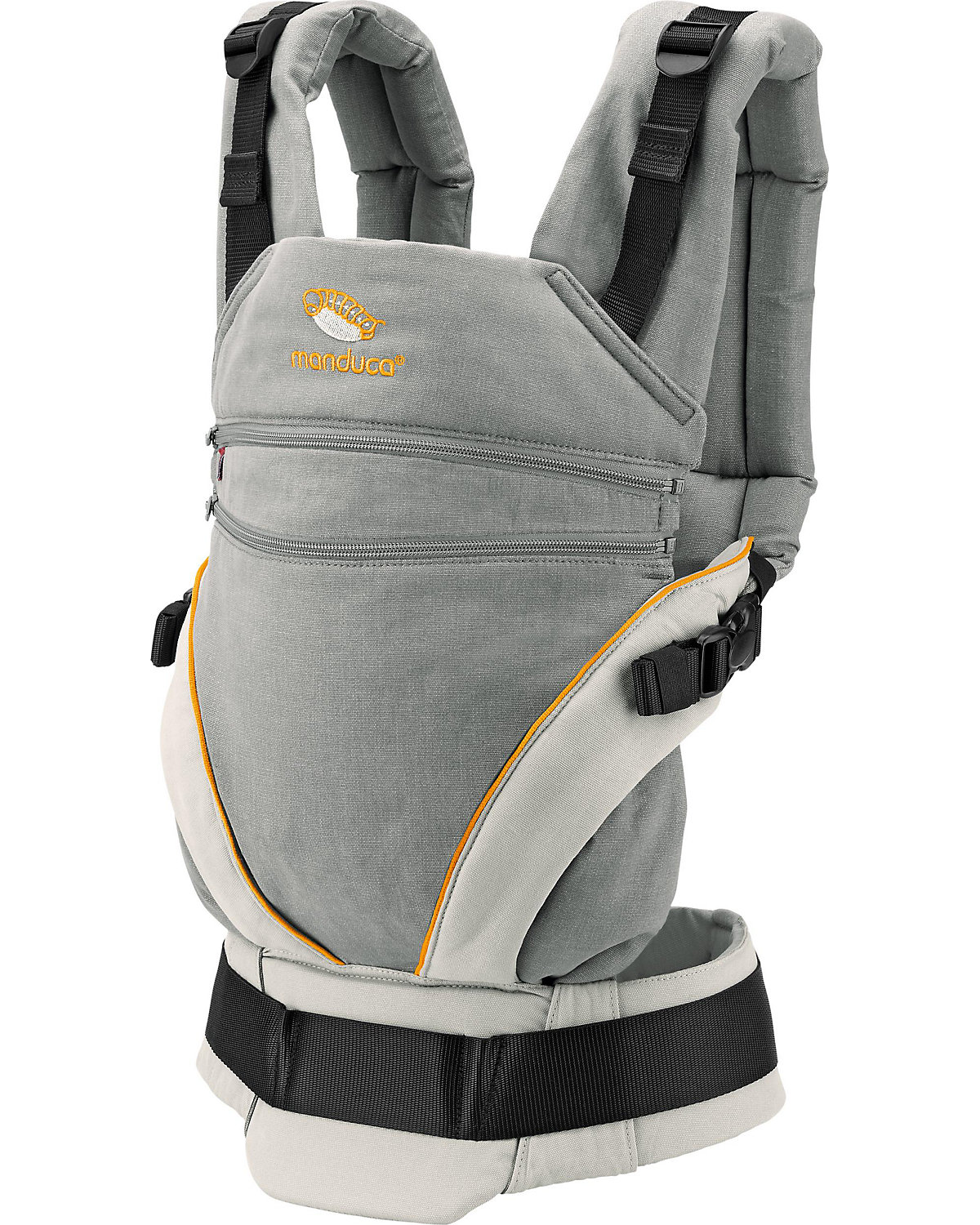 Babytrage XT Cotton grey-orange