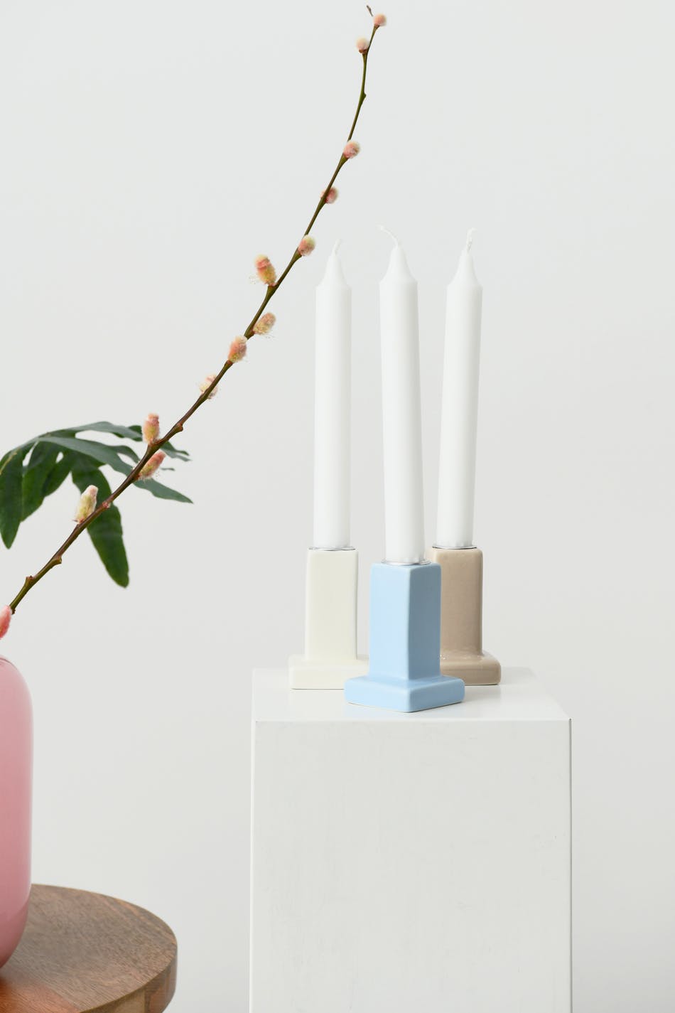 Square candle holder