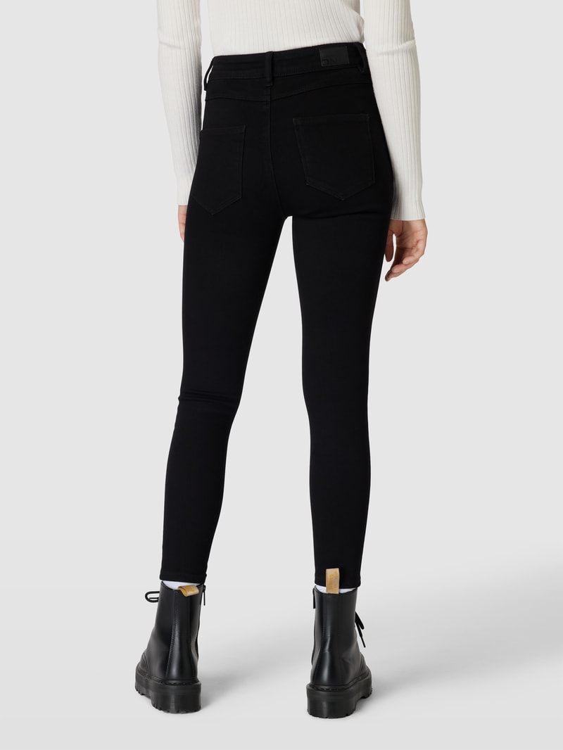 Jeans im 5-Pocket-Design Modell 'ONLMILA' in schwarz