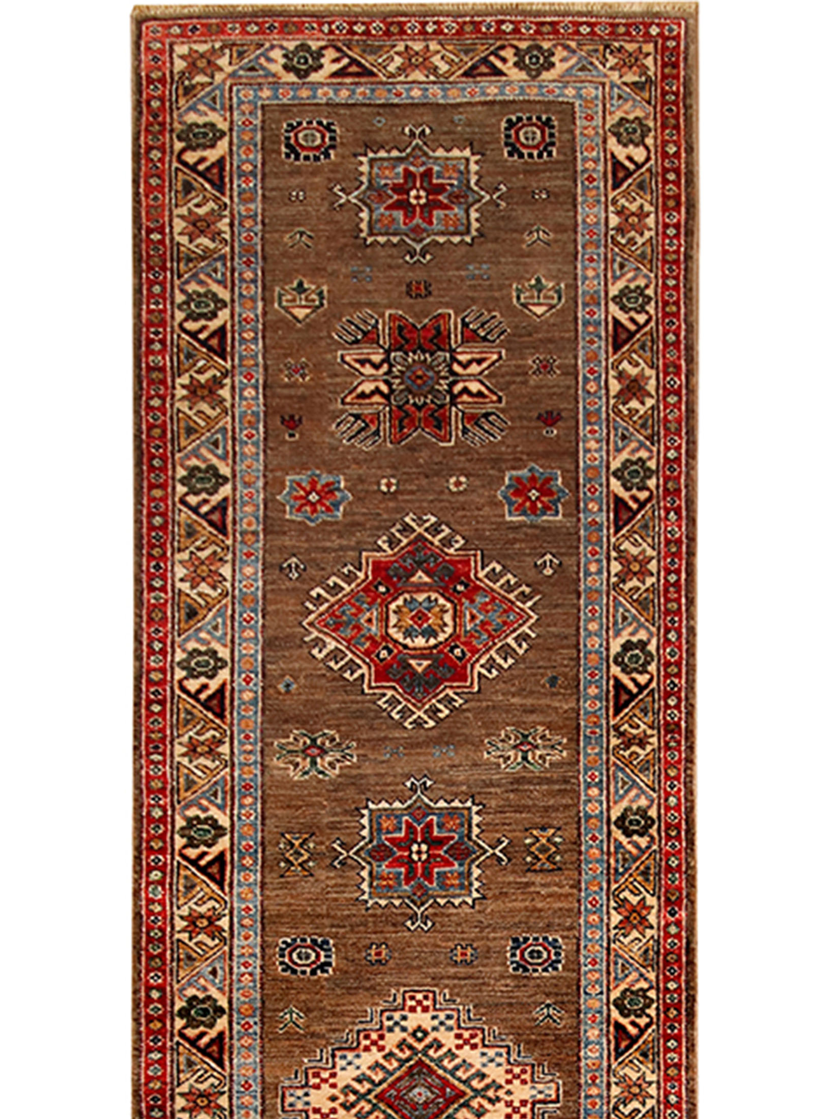 Kazak Ghazni ca. 301 x 80 cm, Unikat / Einzelstück