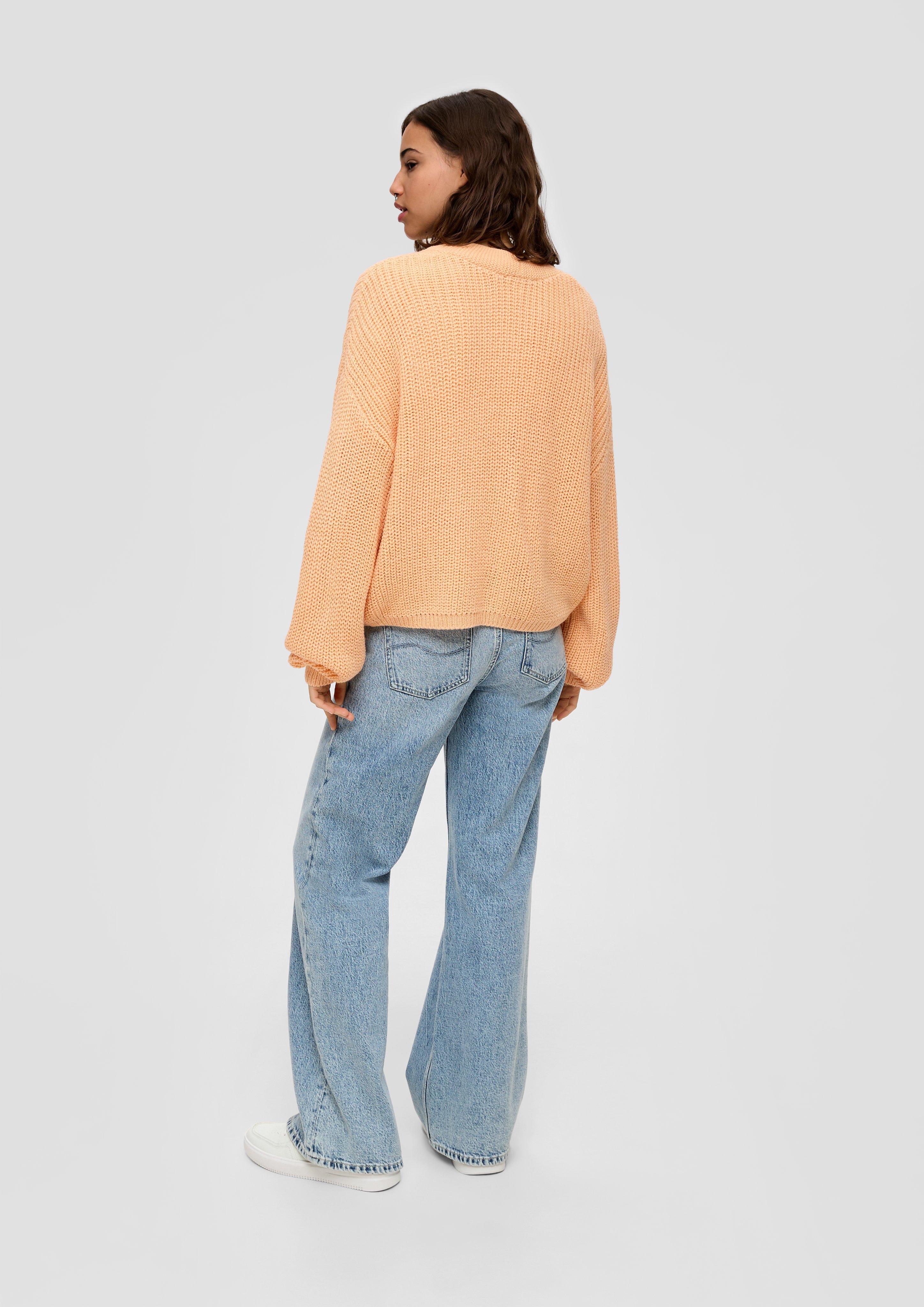 Strickjacke mit V-Ausschnitt  2140592-2101