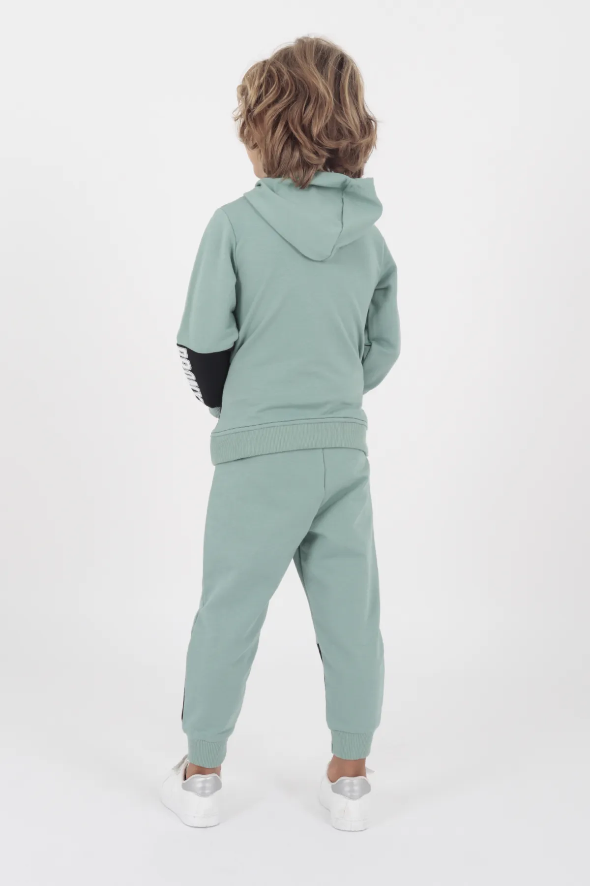AHENGİM  Bedrucktes Bronx-Trainingsanzug-Set für Jungen Ak2235