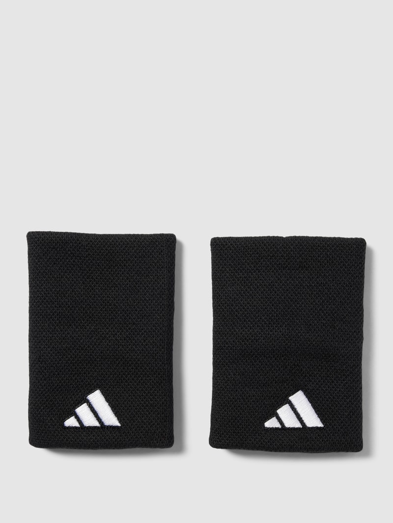 Schweißband mit Label-Stitching Modell 'TENNIS' in schwarz