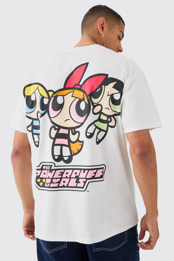 Oversize T-Shirt mit lizenziertem Powerpuff Girls Print