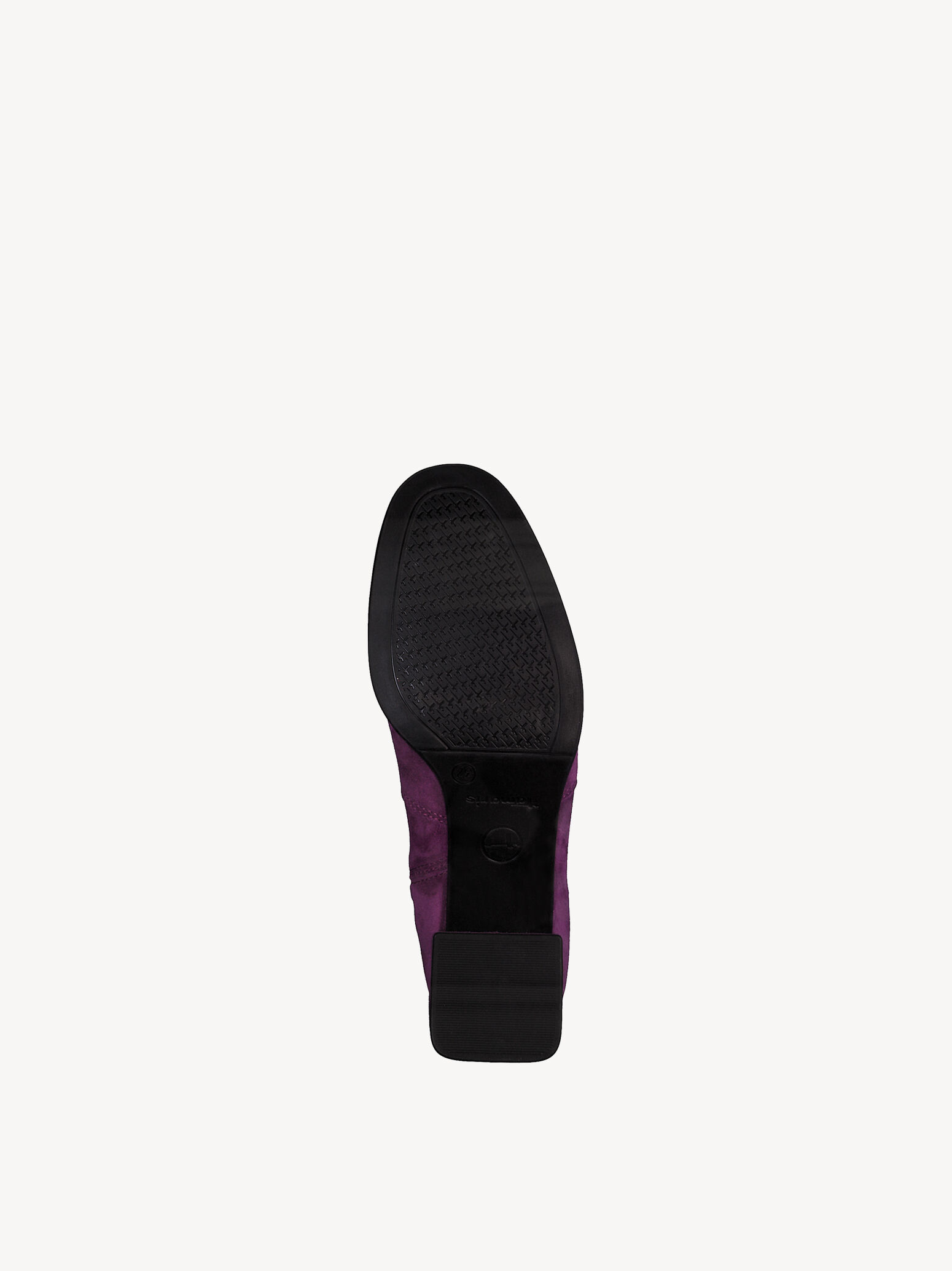 Bottine en cuir - mauve