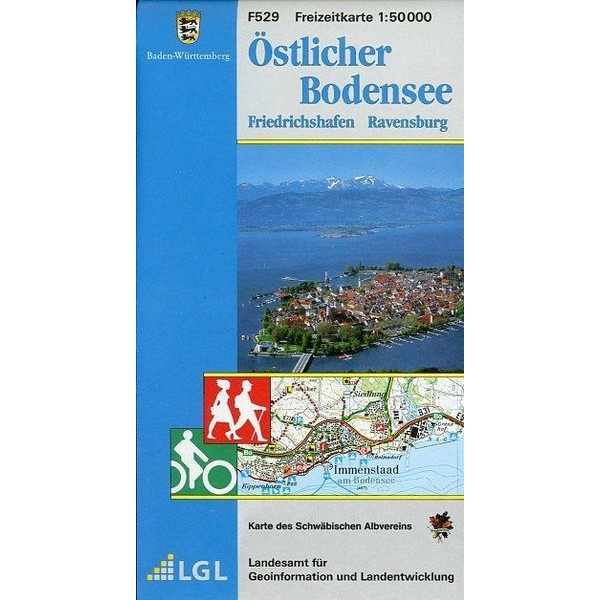 LGL BW 50 000 Freizeit Östlicher Bodensee 1 : 50 000 - Wanderkarte