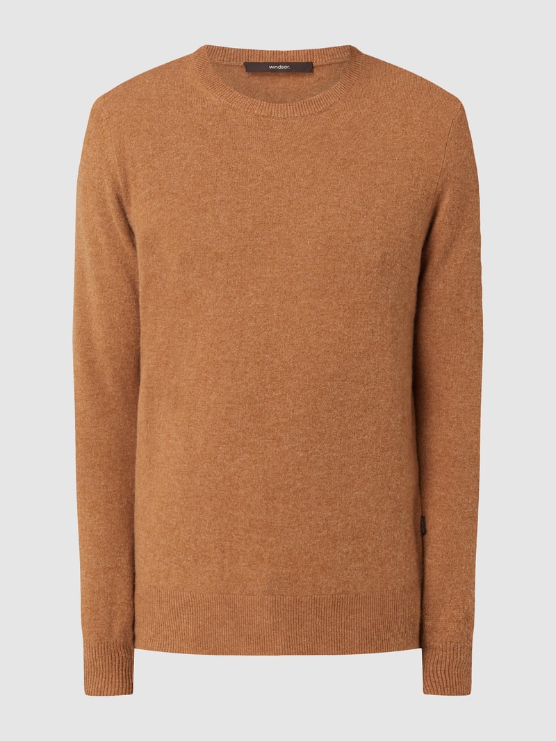 Pullover aus Kaschmir Modell 'Cashmono' in cognac