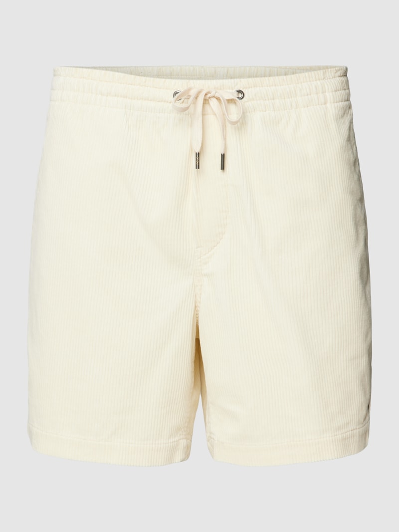 Cordshorts mit Tunnelzug Modell 'PREPSTERS' in beige