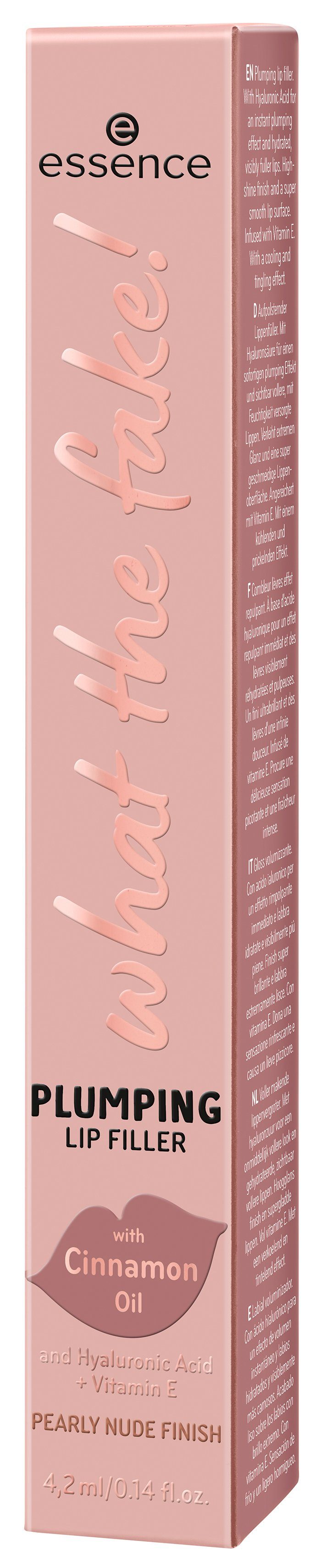 Essence Lipgloss what the fake! PLUMPING LIP FILLER 02, 3-tlg.