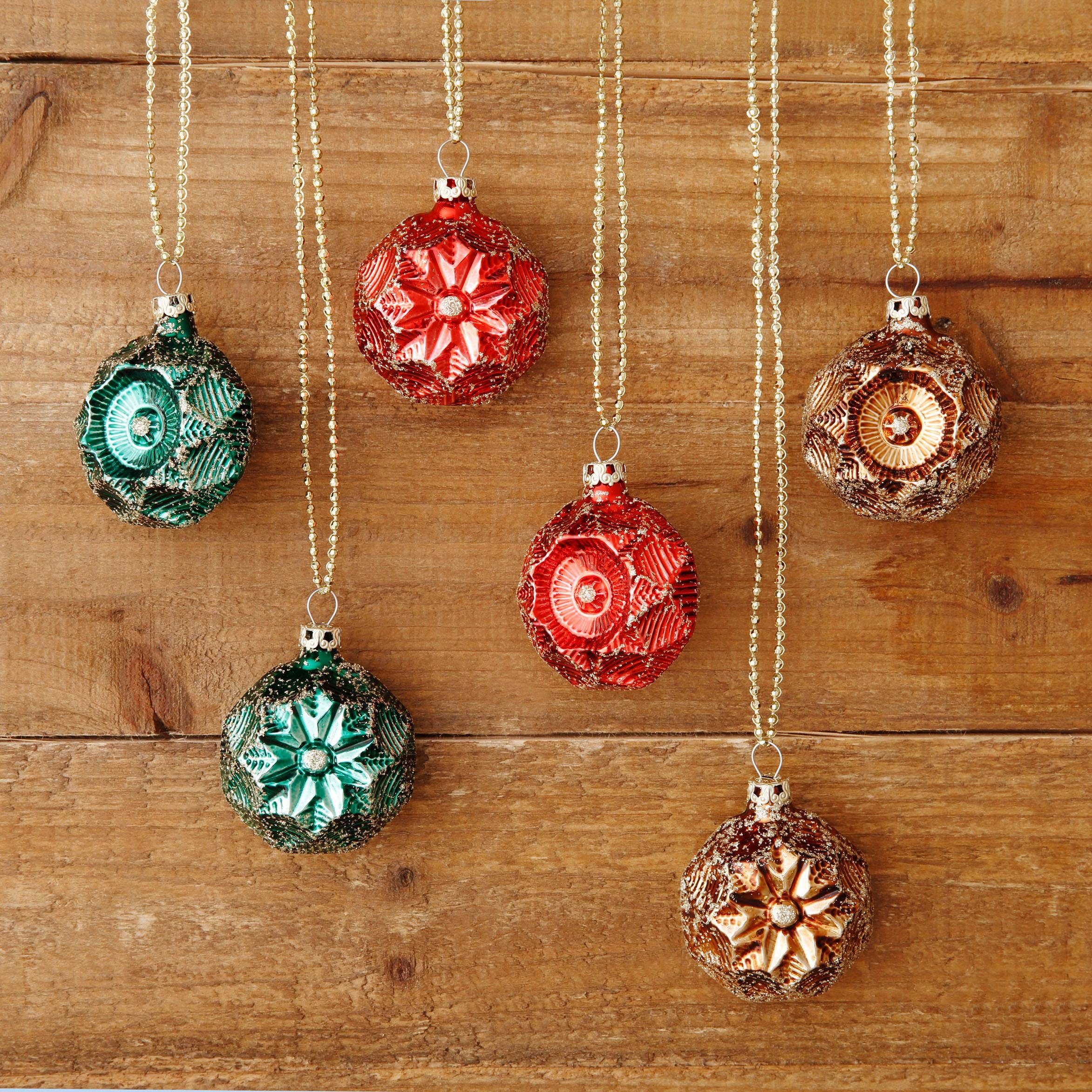 Thüringer Glasdesign Christbaumschmuck Lieblingsstücke, Weihnachtsdeko, Christbaumschmuck (6-tlg)