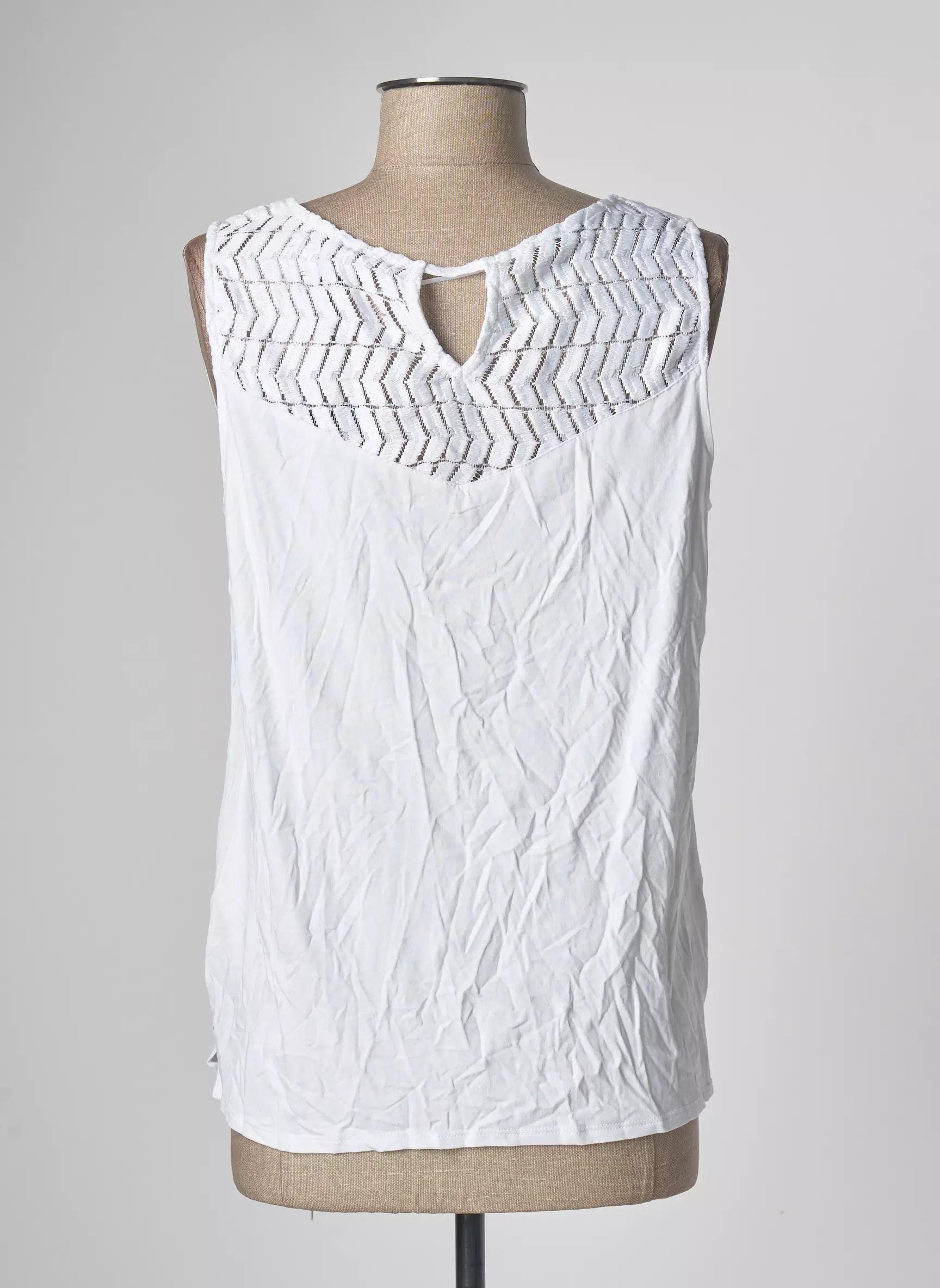 Street One Debardeurs Femme couleur blanc