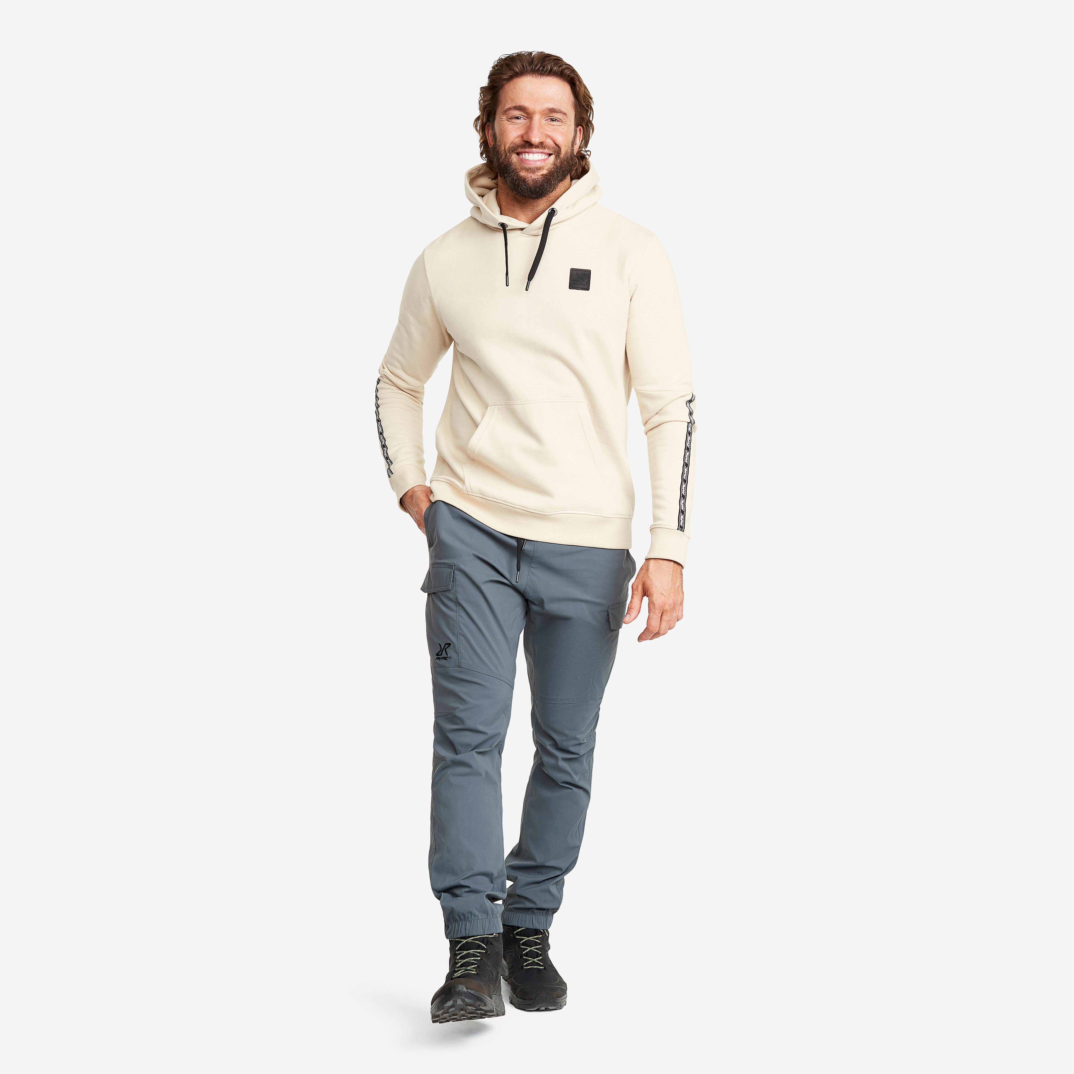 Lounge Logo Hoodie Homme Oatmeal
