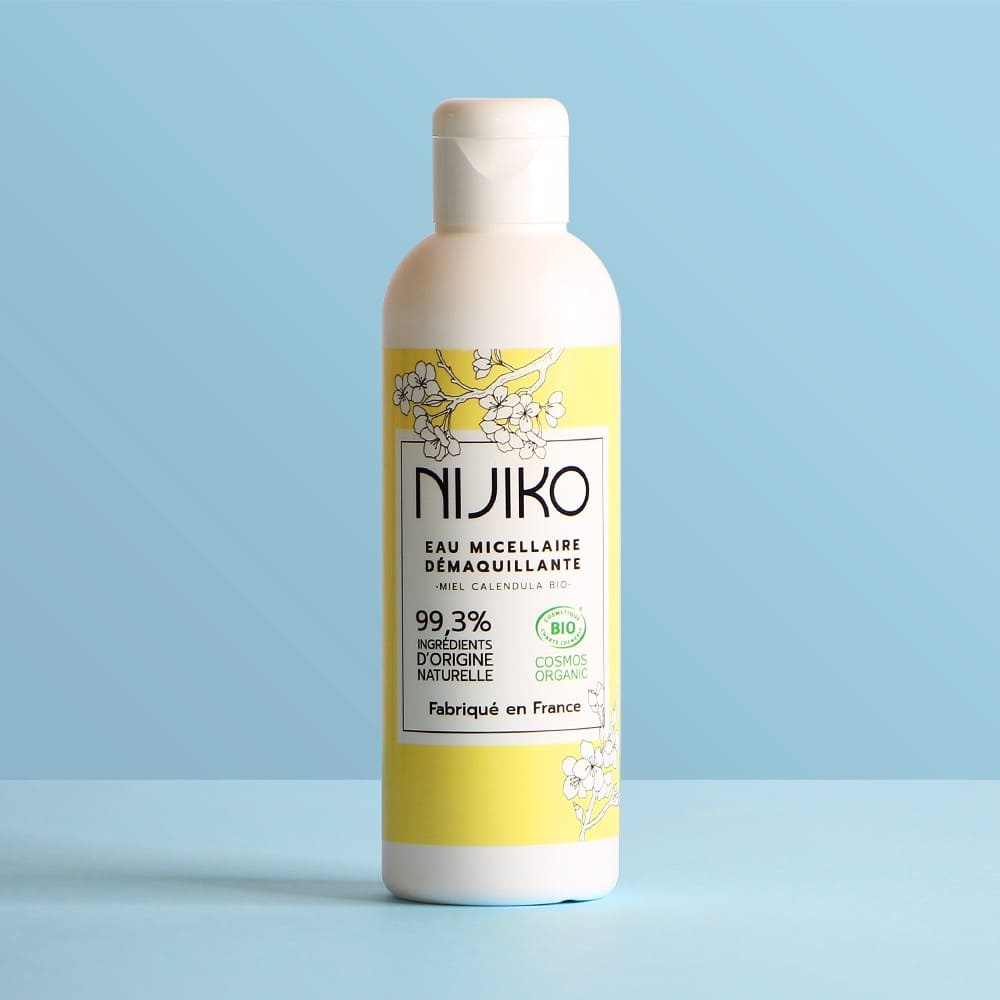 nijiko Eau Micellaire Bio pour Peau Sensible Démaquillant et nettoyant