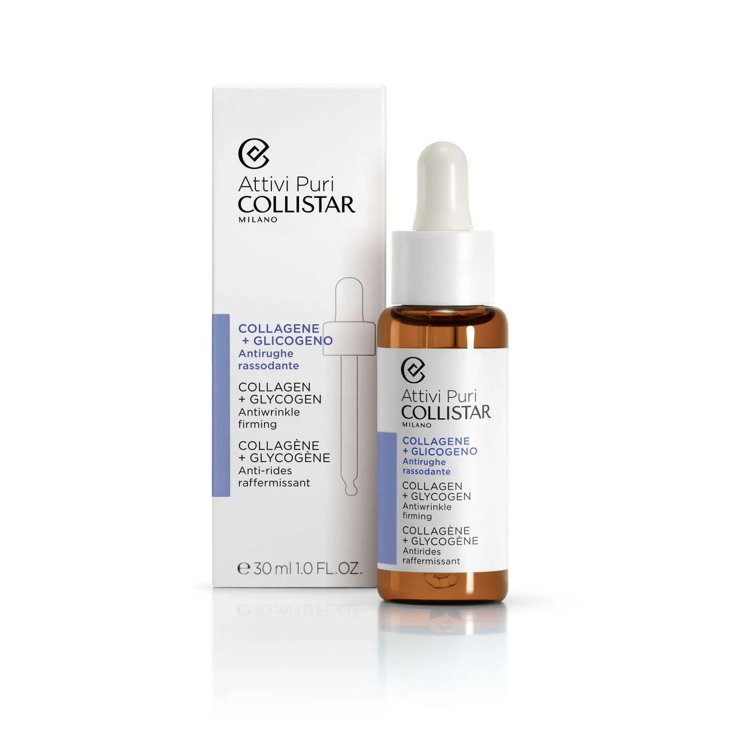 Pure Actives Colágeno + Glicógeno - Sérum facial antiarrugas, Sérum facial hidratante