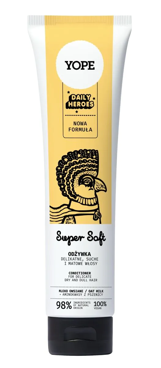 Yope Daily Heroes Super Soft regenerator za suhu i beživotnu kosu