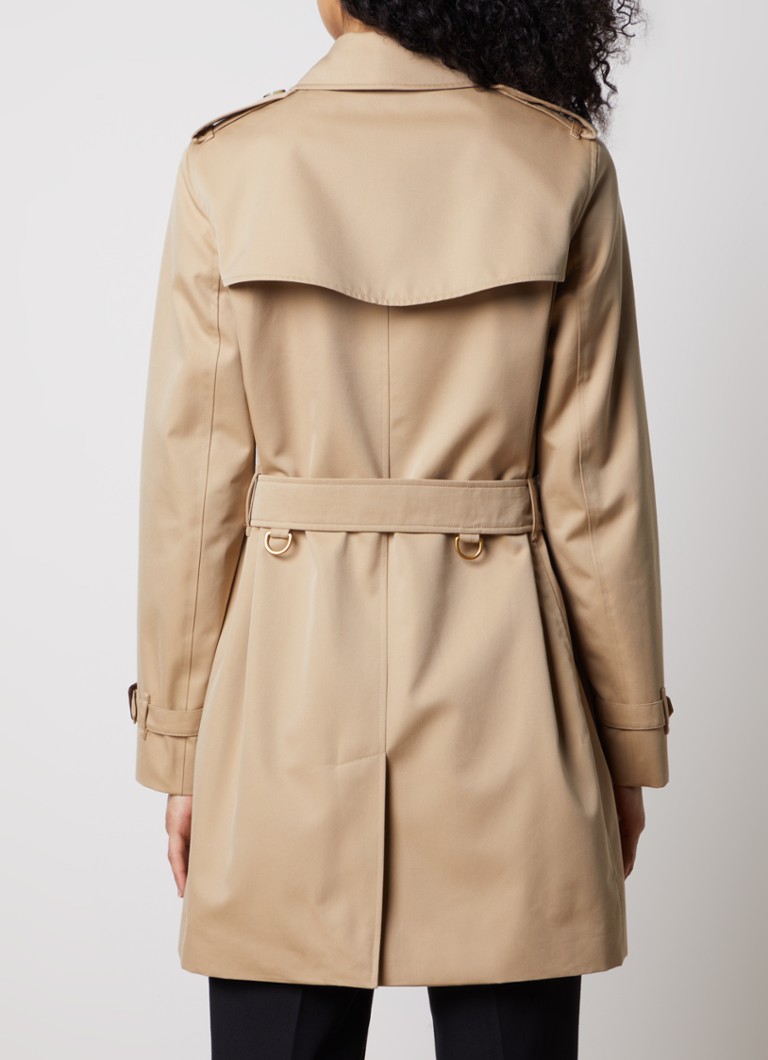 Trench doppiopetto Burberry Kensington con cintura