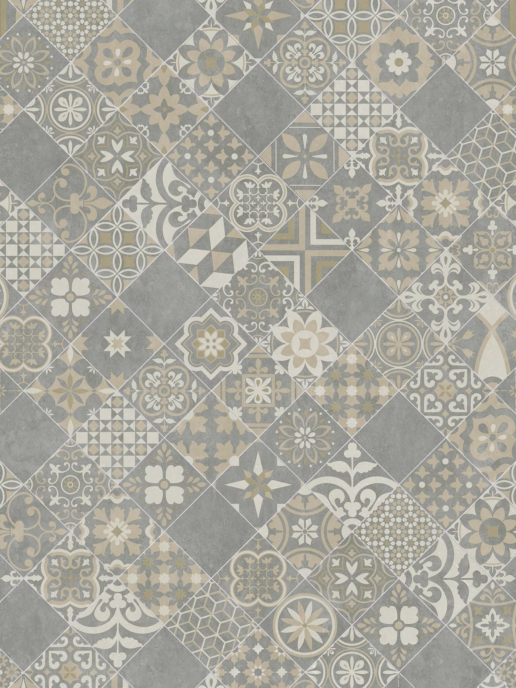 Almeria Vinyl-Rollenware, Grey 170M