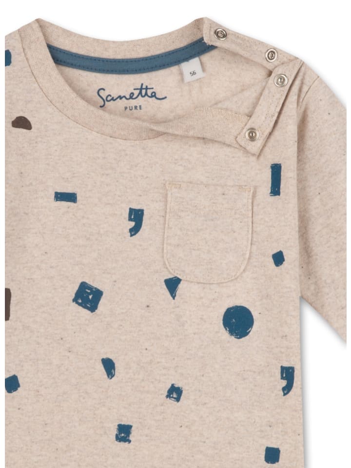 Sanetta Langarmshirt in Beige günstig kaufen 62