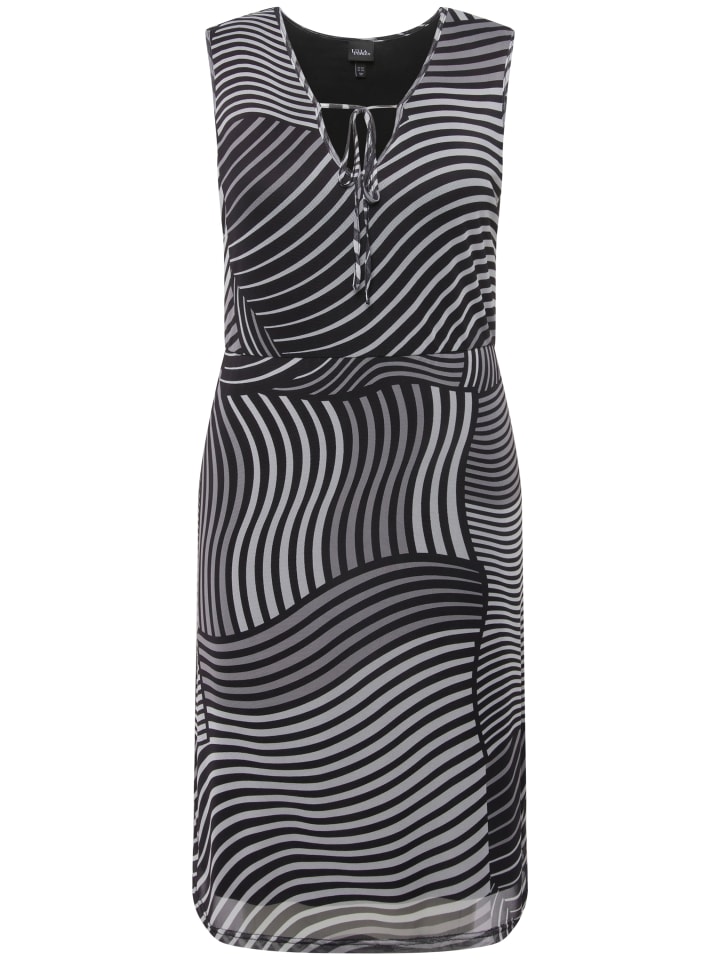 Ulla Popken Midikleid in schwarz günstig kaufen