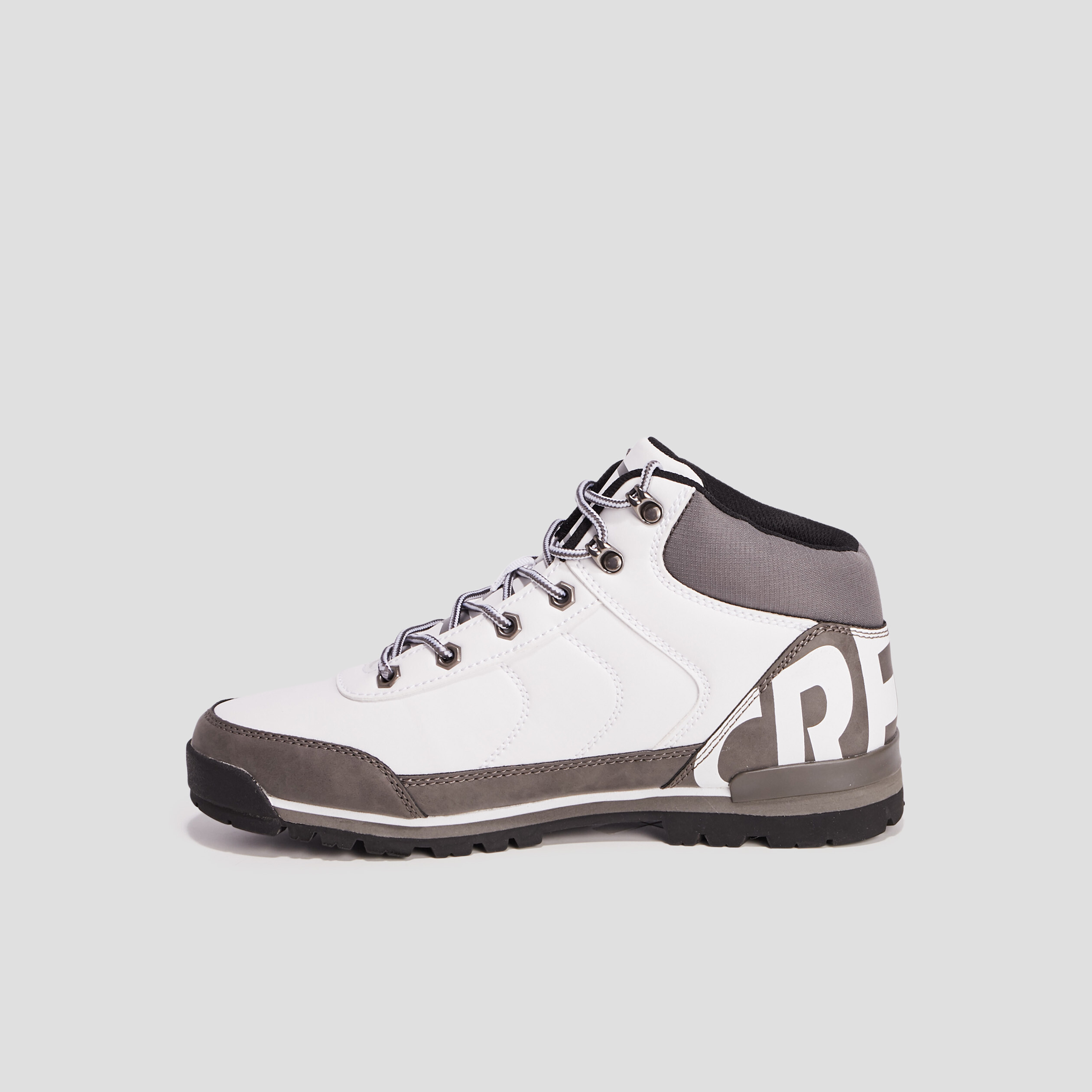 Bottines plates Creeks blanc homme | La Halle