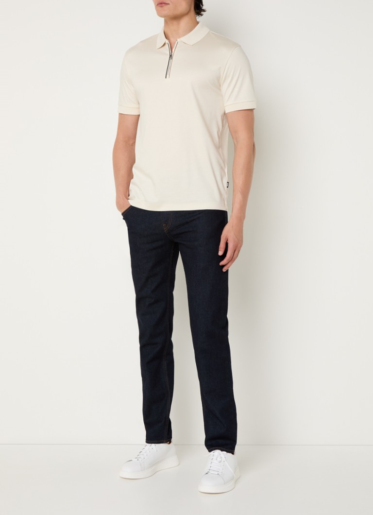 Blugi HUGO BOSS H-Delaware Slim Fit, nuanță închisă