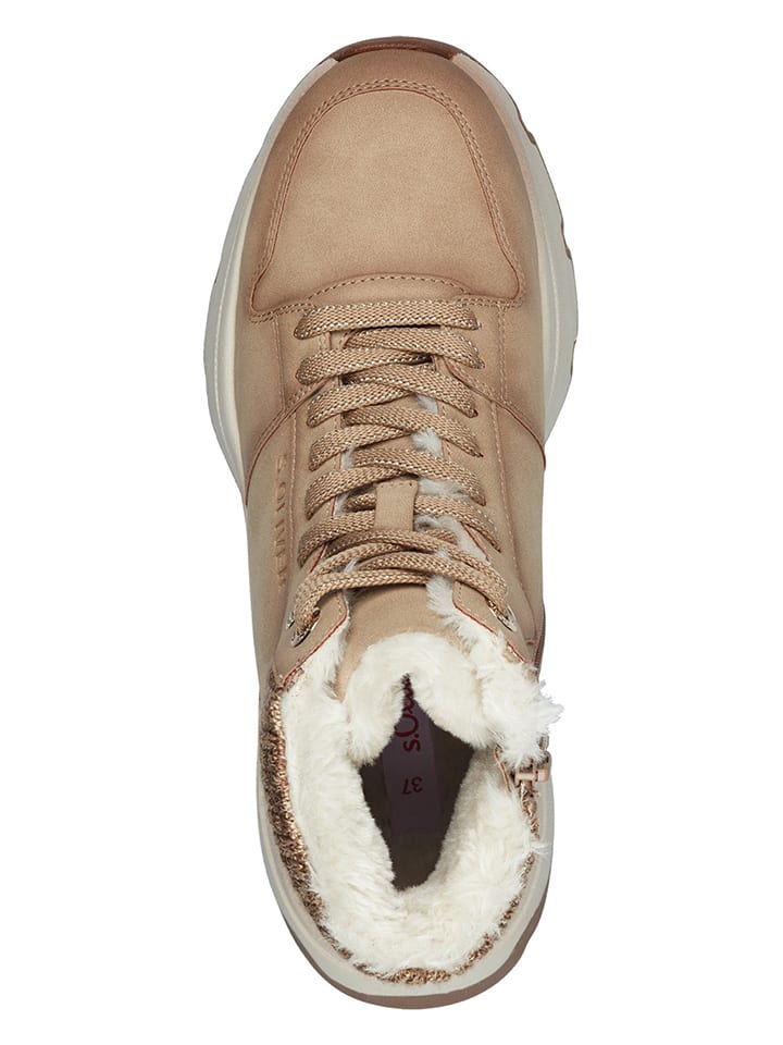 s.Oliver Winterboots in Beige günstig kaufen