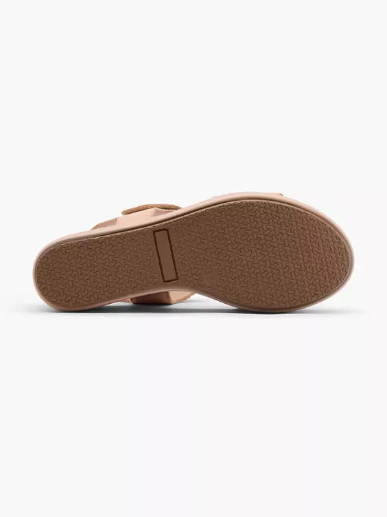 5th Avenue Leder Keilsandalette