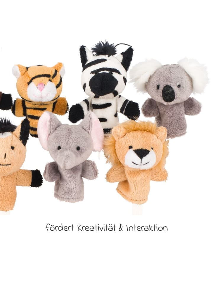 Goki Fingerpuppen Wildtiere 8 Stück in braun,grau günstig kaufen onesize