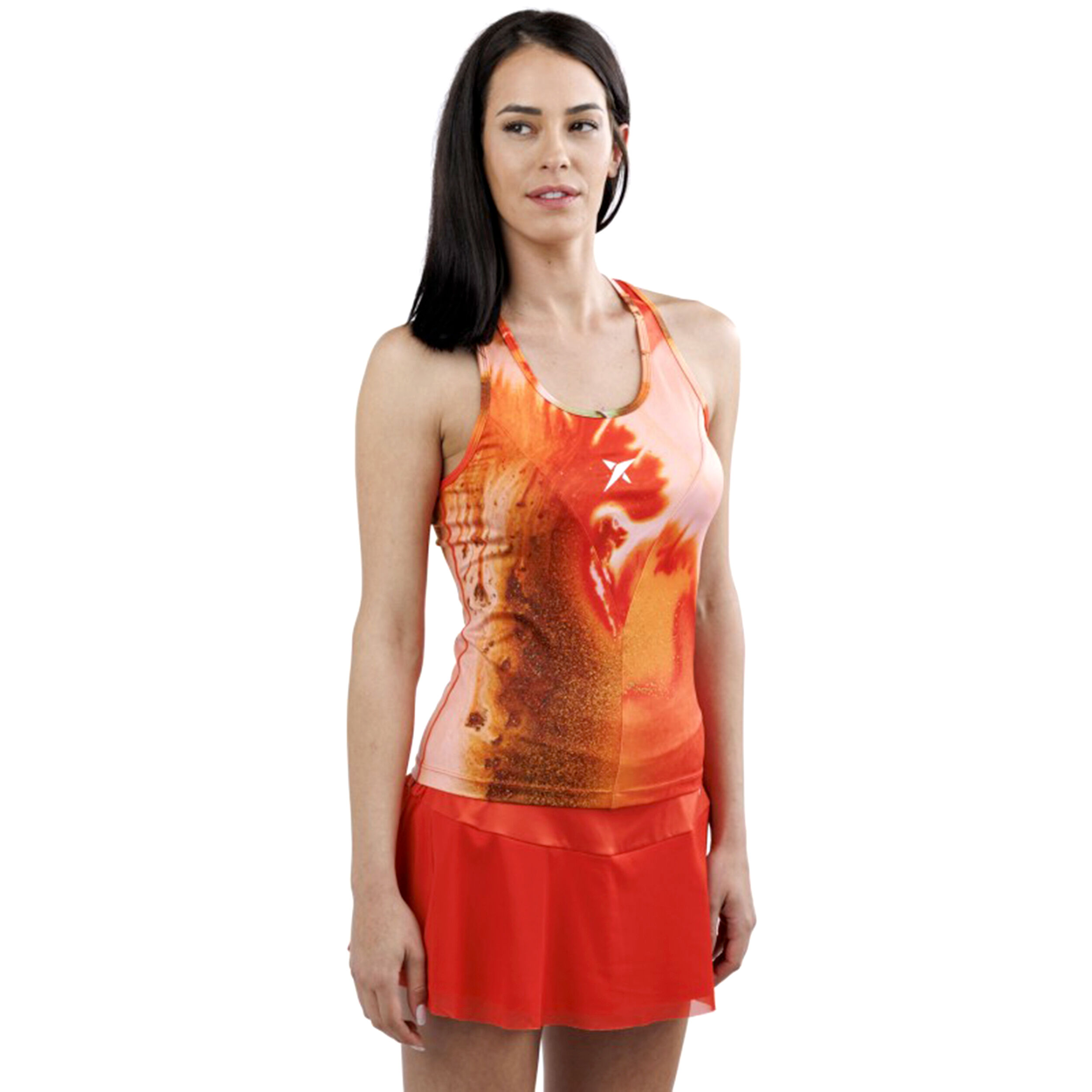 Maira Tank-Top Damen - Orange