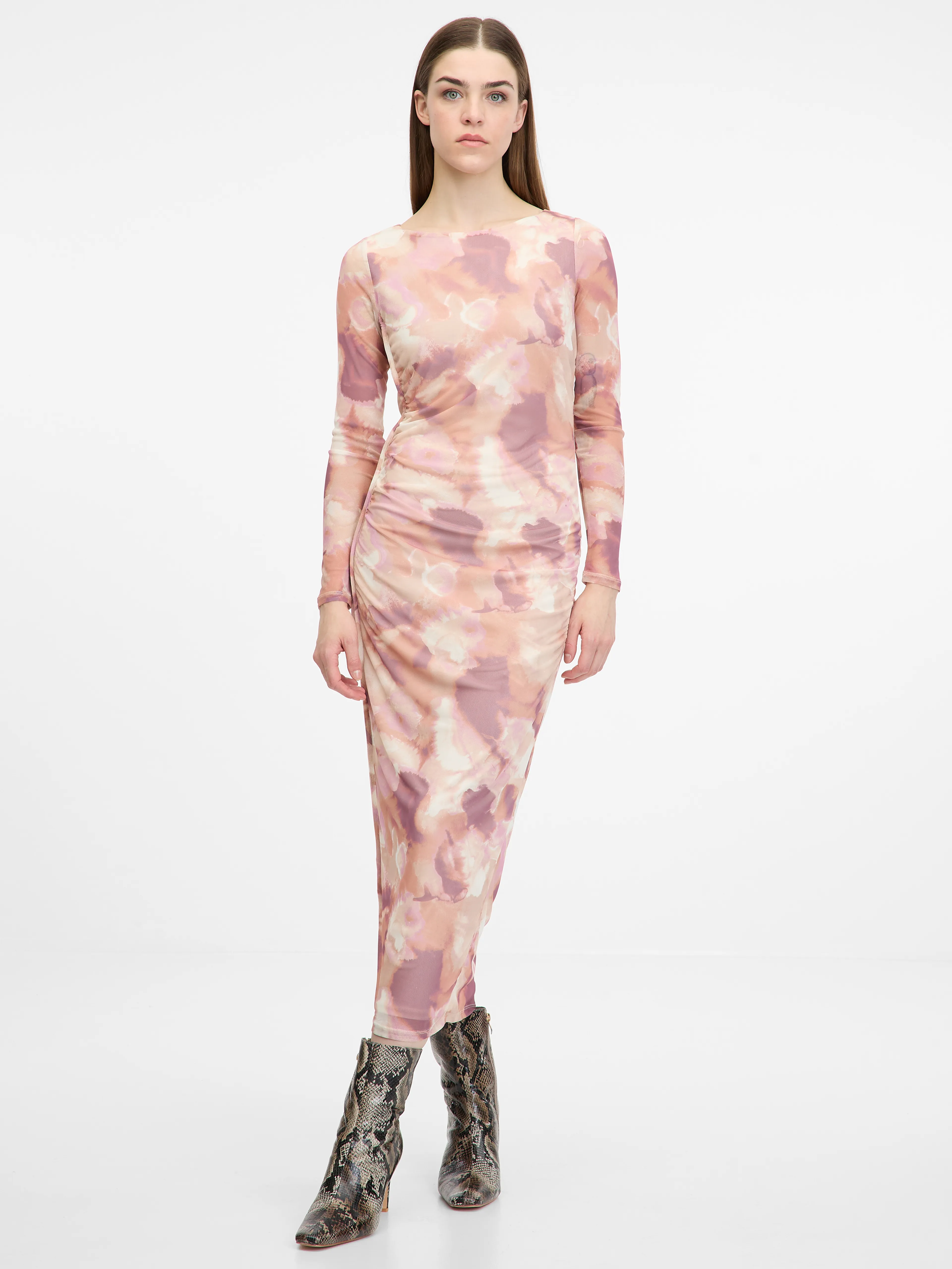 Hellrosa Midikleid ORSAY