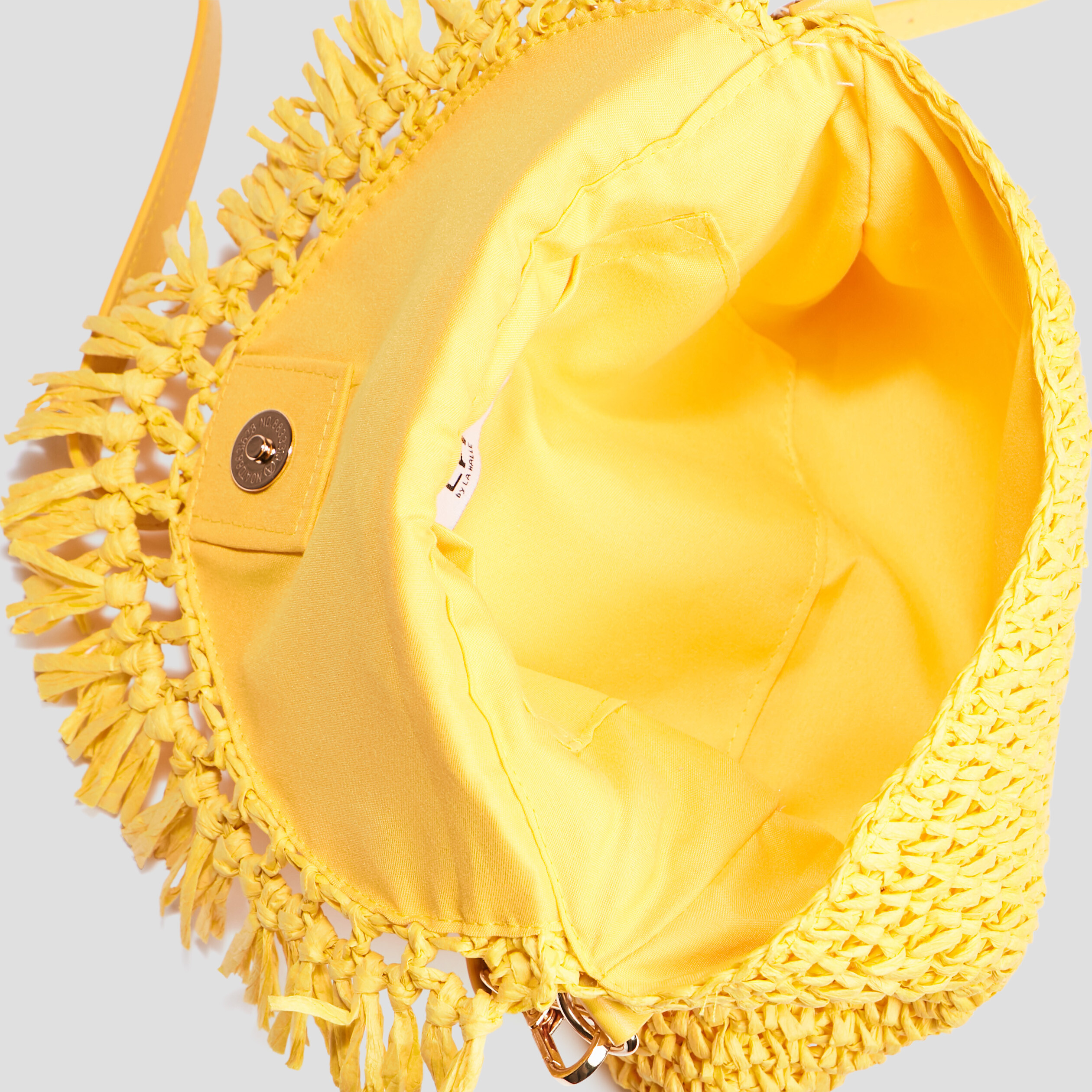 Sac rectangulaire jaune femme | La Halle