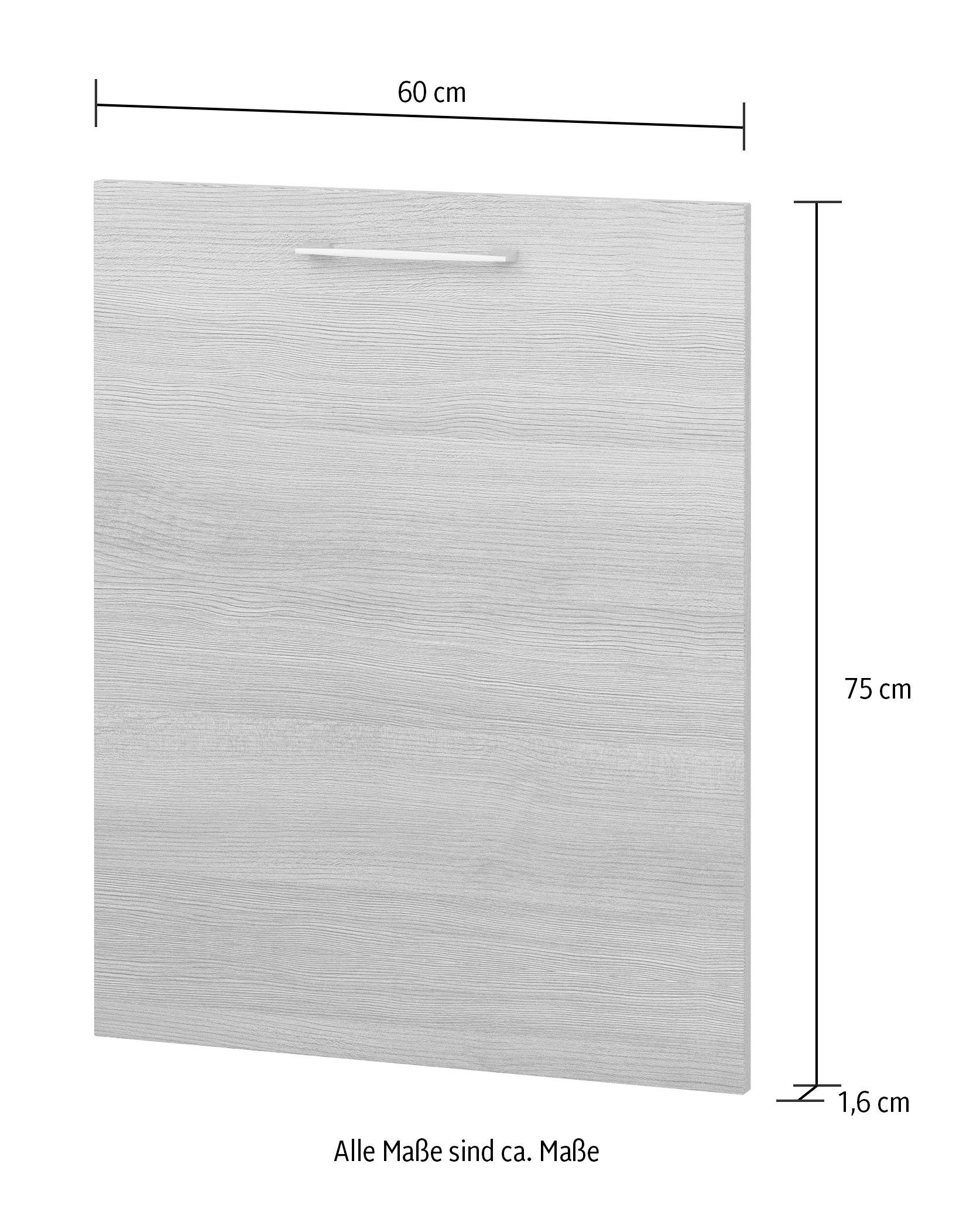 Express Küchen Möbelblende Trea TGS60-01, für voll integrierbare Geschirrspüler