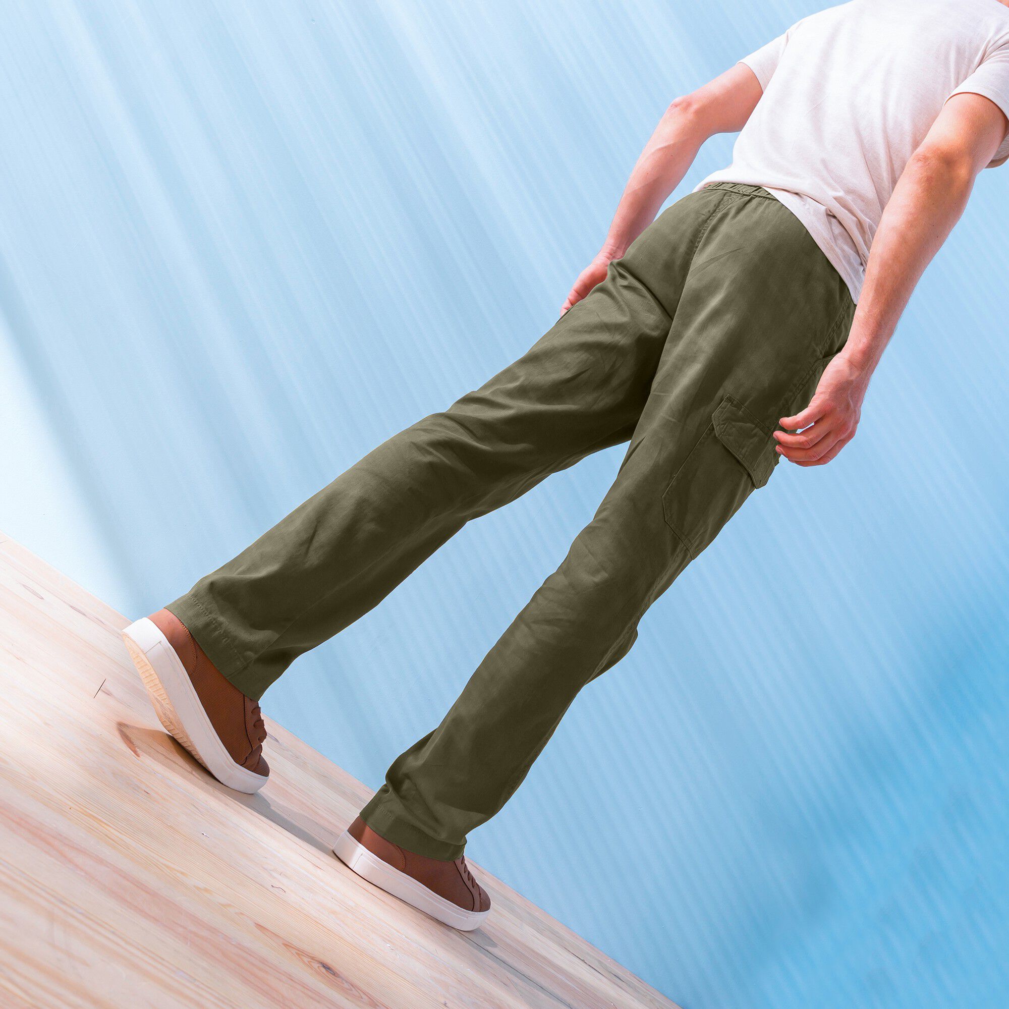 Pantalon cargo multipoches