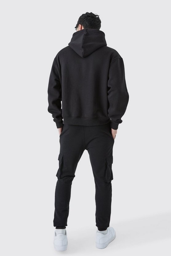 Kastiger Oversize Hoodie mit Camouflage-Print